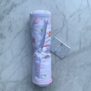 Kissy Kissy pink jungle blanket